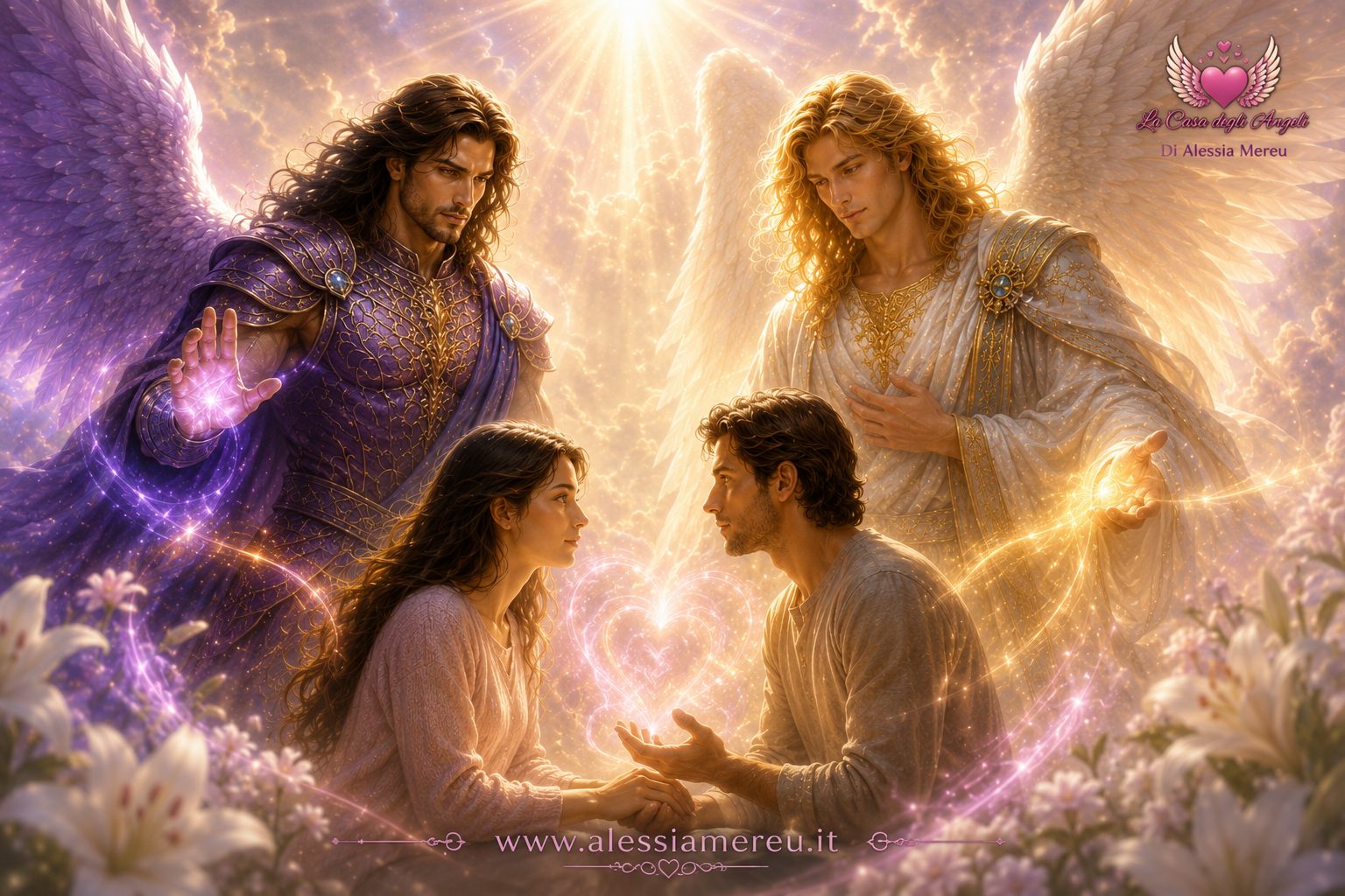 Guida spirituale per migliorare i rapporti affettivi con l’aiuto degli Angeli e degli Arcangeli